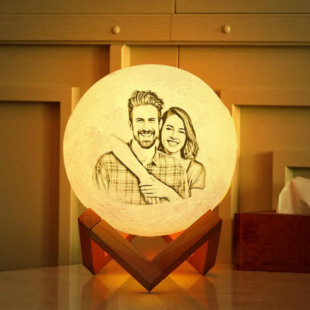 Name Photo Moon Lamp