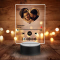 Heart Picture Code Night Light
