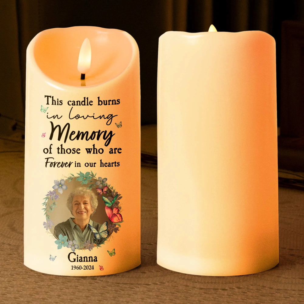 Photo Text Candle Light