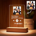 Scan Acrylic Song Plaque Night Light