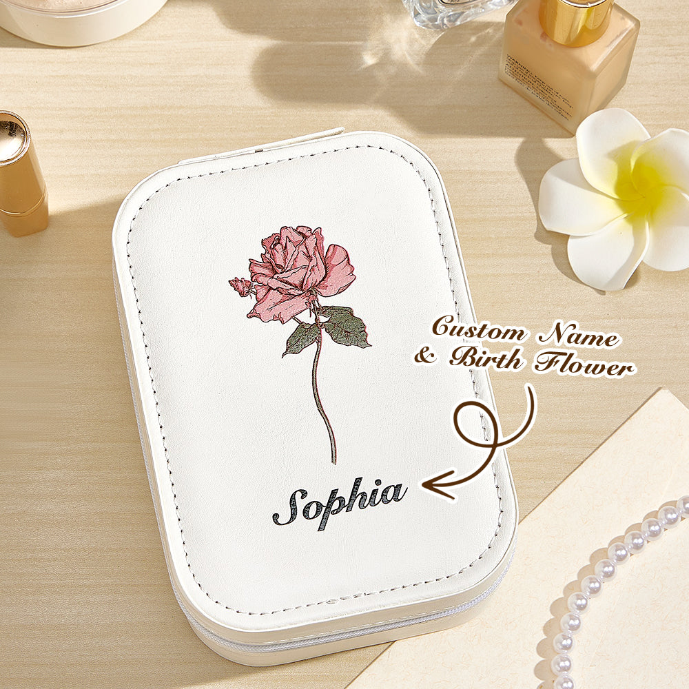 Birth Flower LED Mirror Box