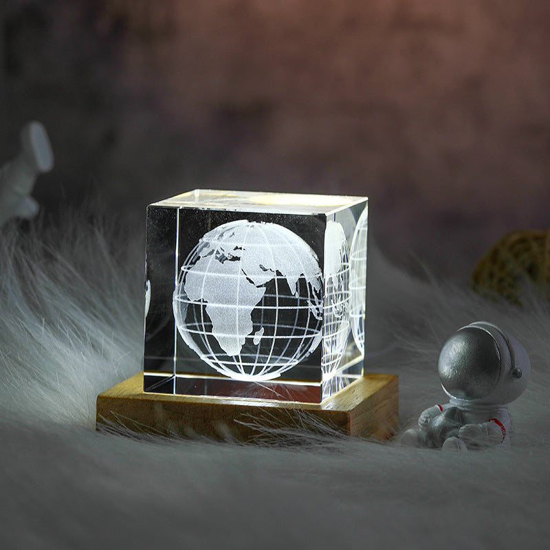 3D Moon Crystal Light