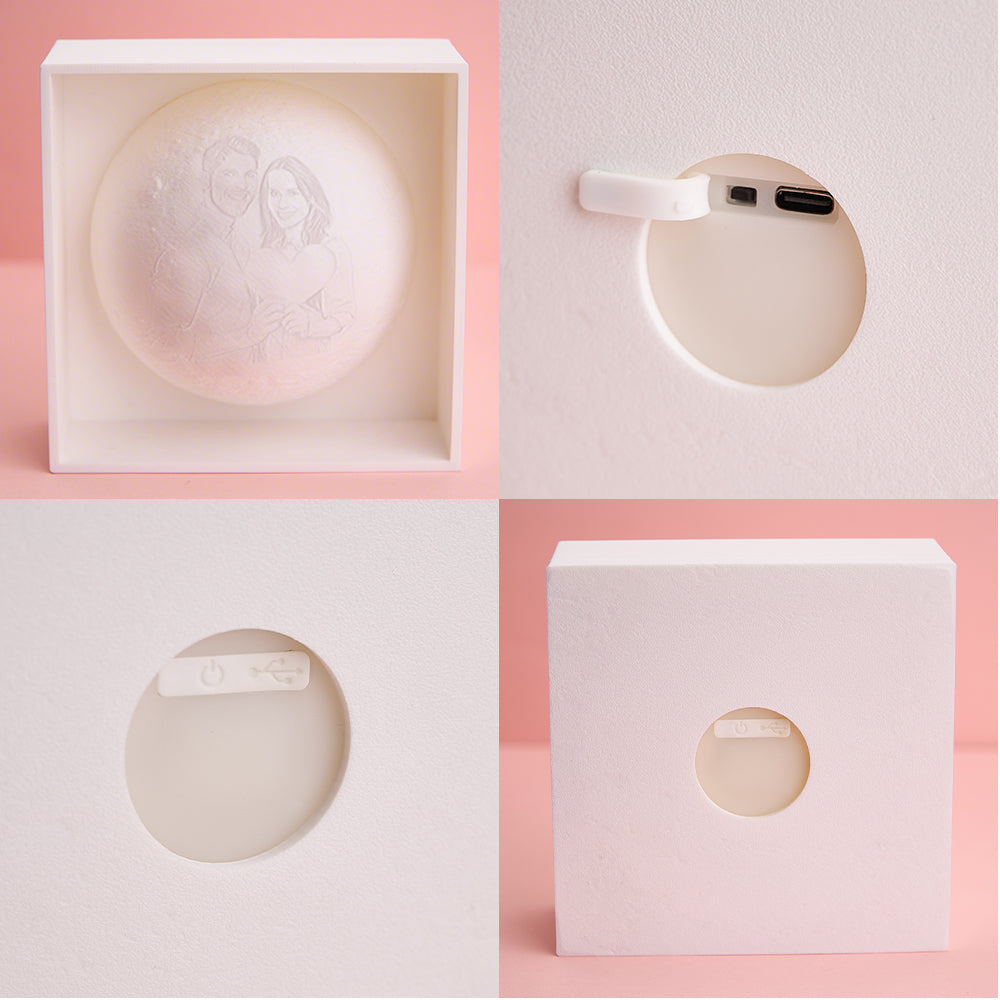 3D Printed Moon Night Light