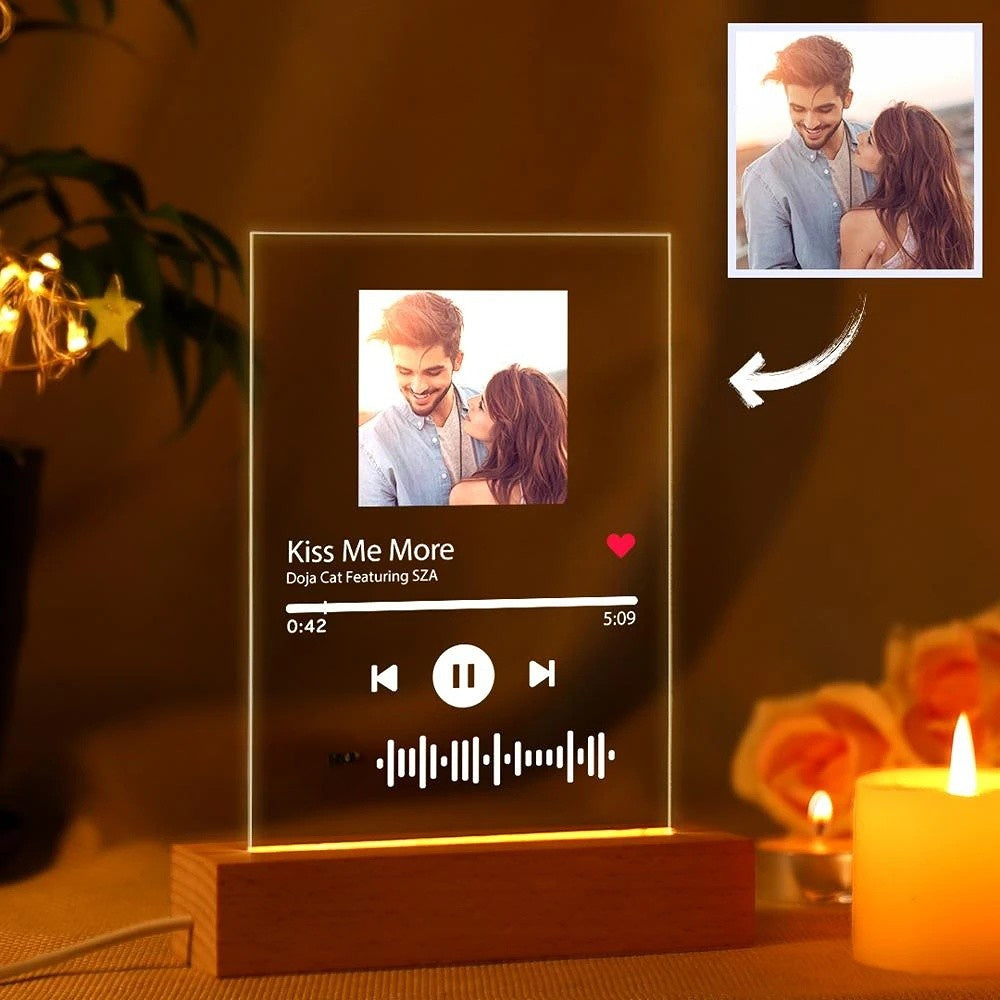 Scan Music Plaque Night Light