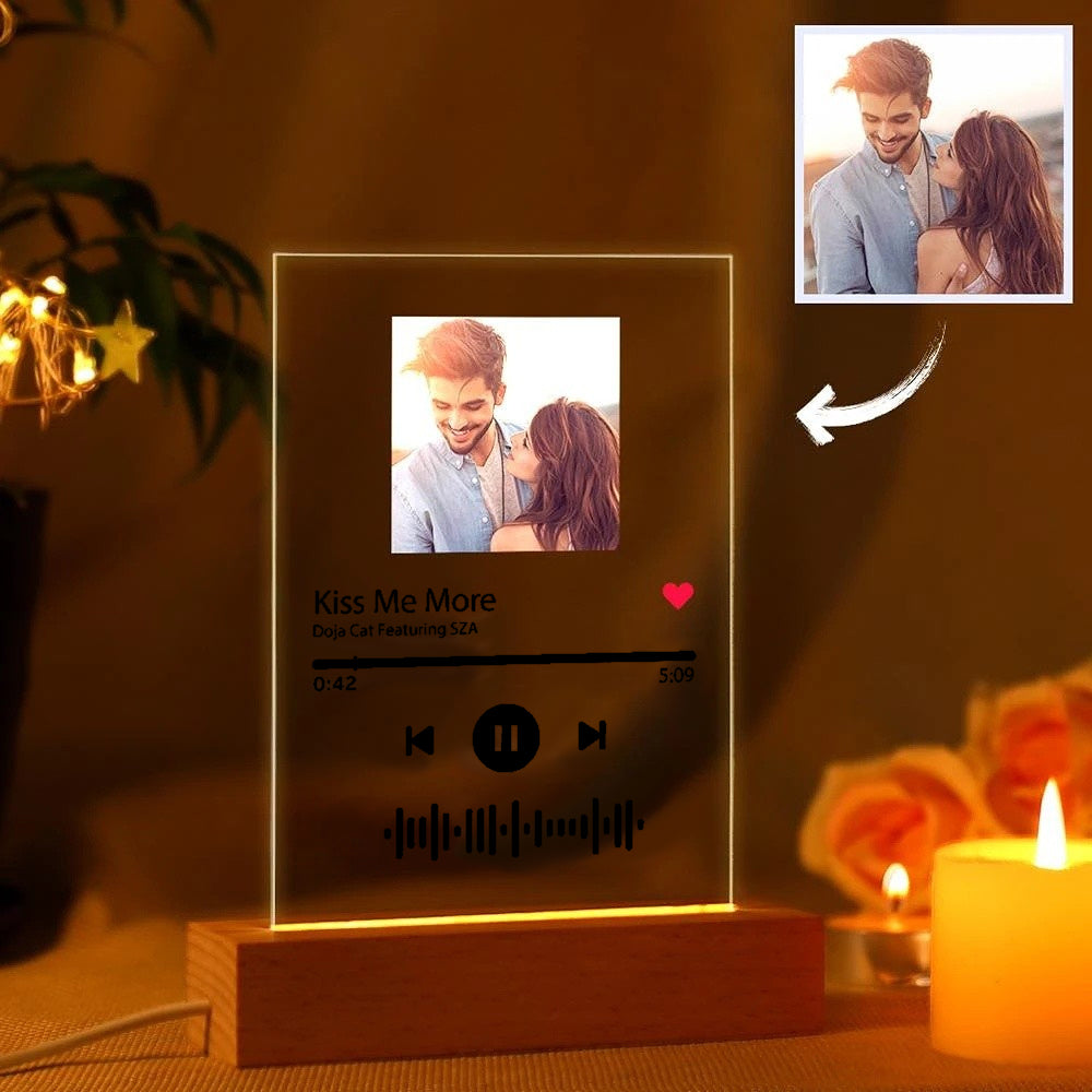 Scan Music Plaque Night Light