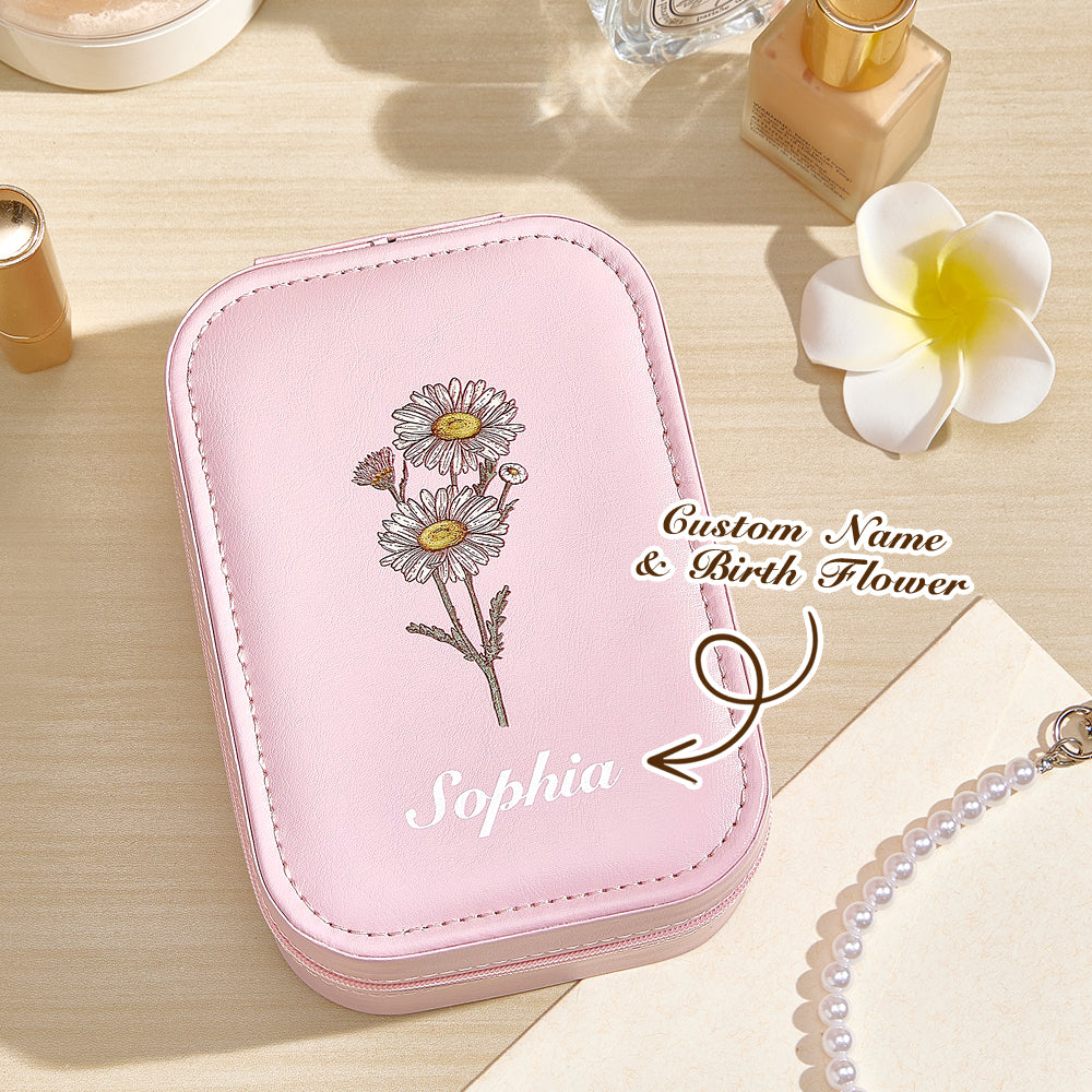 Birth Flower LED Mirror Box