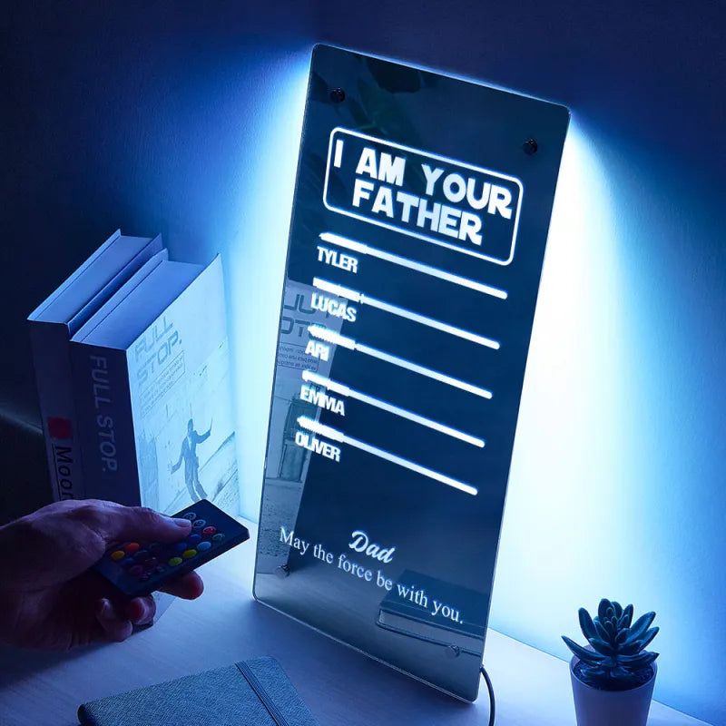 Lightsaber Mirror Lamp