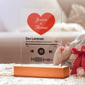 Scan Code Heart Music Night Light