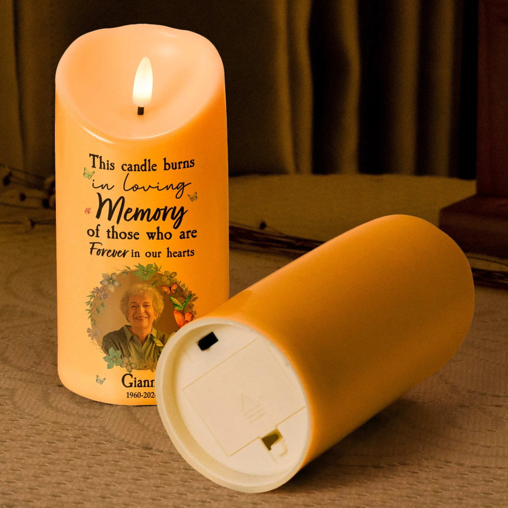 Photo Text Candle Light