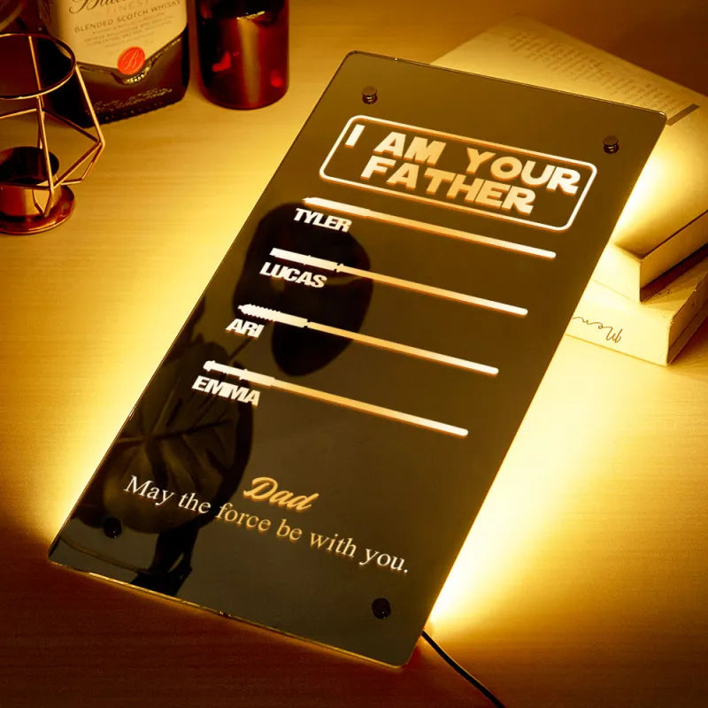 Lightsaber Mirror Lamp