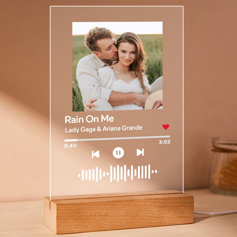 Music Album Code Night Light