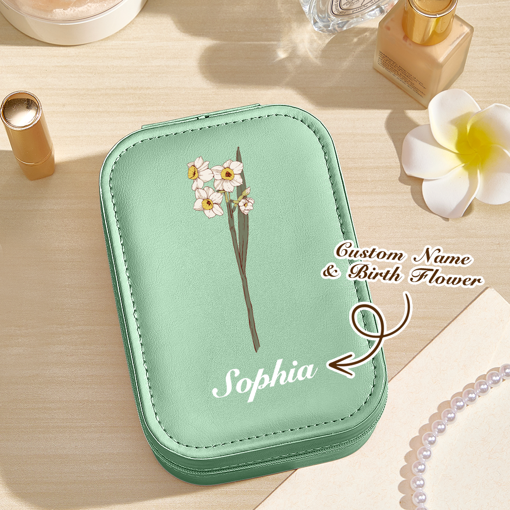 Birth Flower LED Mirror Box
