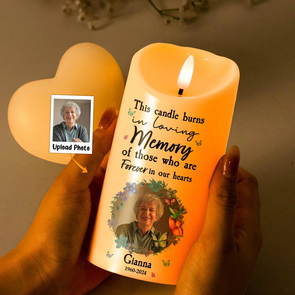 Photo Text Candle Light