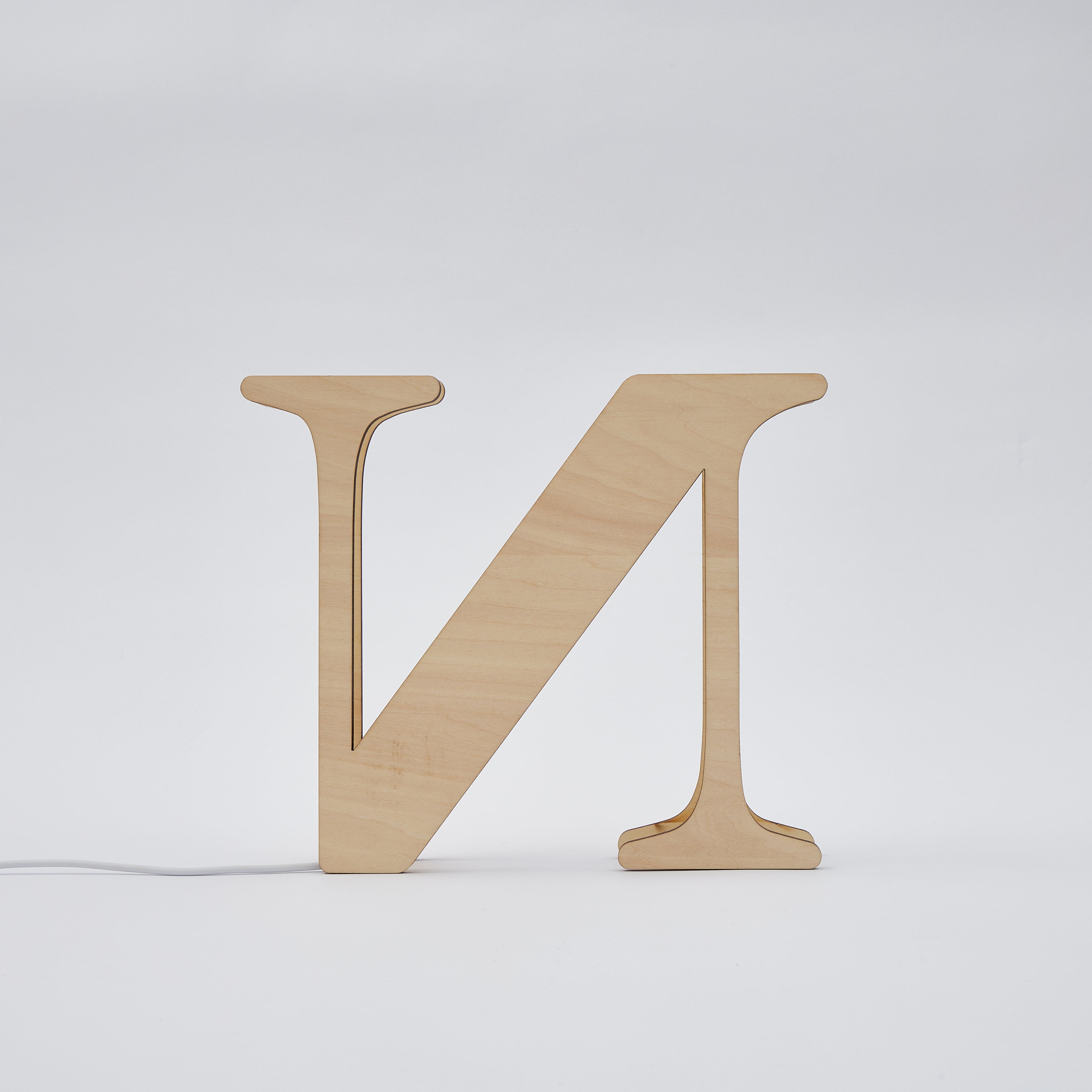 Custom Wooden Alphabet Night Light