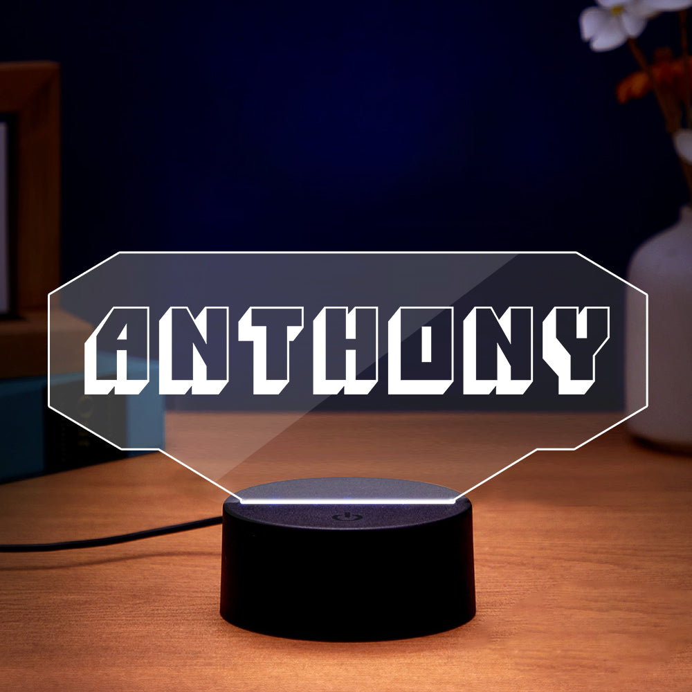 Gamer Tag LED Night Light