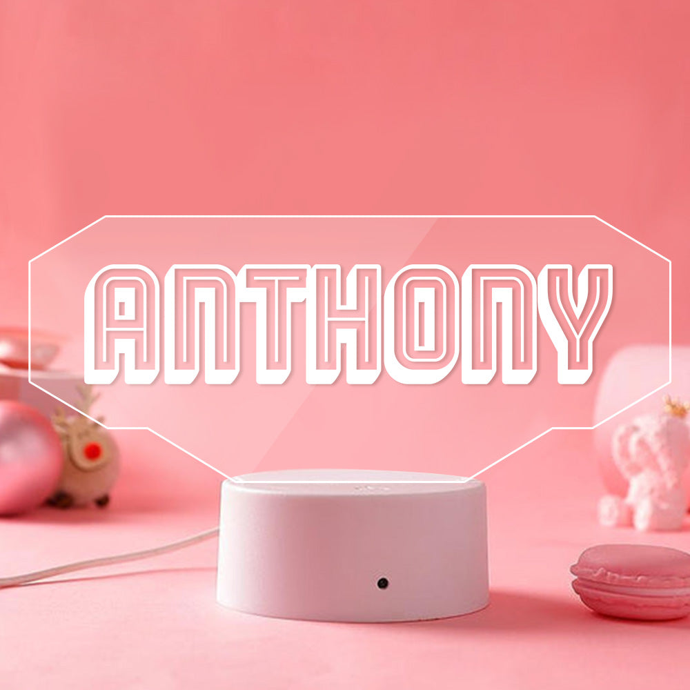 Gamer Tag LED Night Light