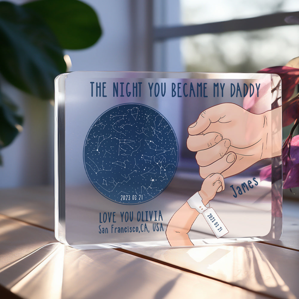 Personalized Star Map Night Light
