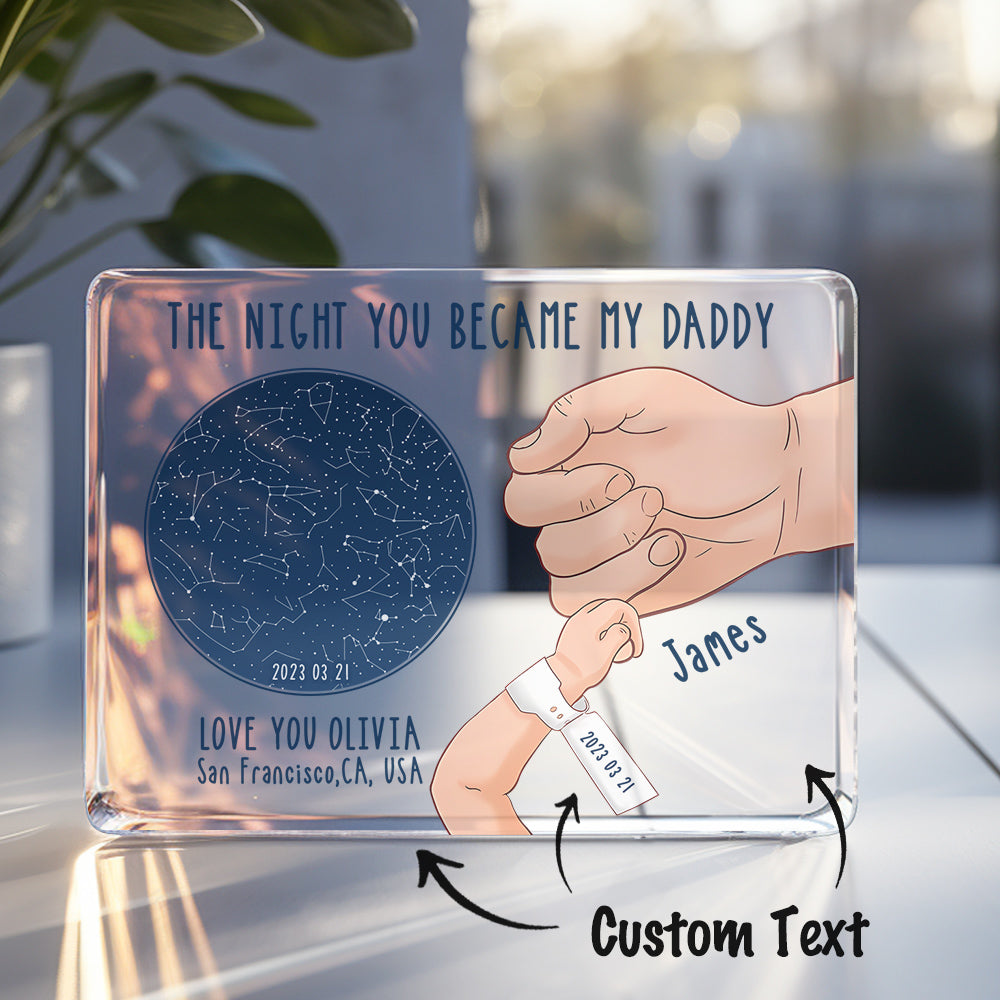 Personalized Star Map Night Light