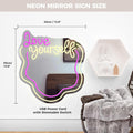 Neon Mirror Wall Light