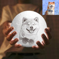 3D Photo Moon Lamp