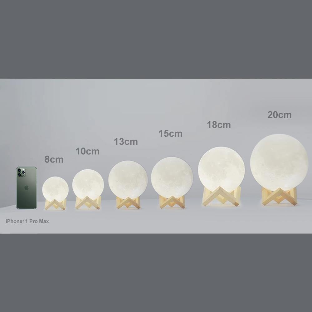 3D Photo Moon Lamp