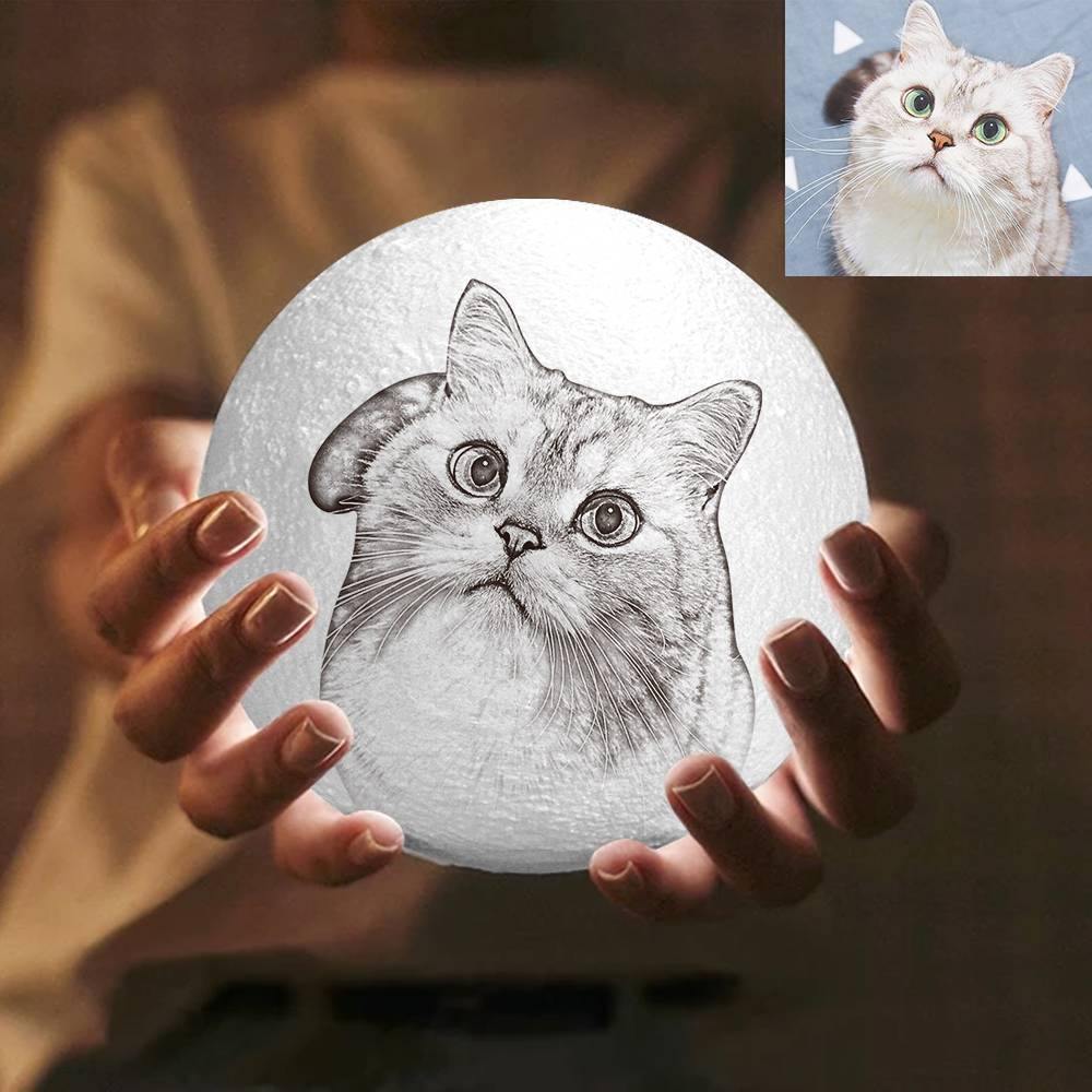 3D Photo Moon Lamp
