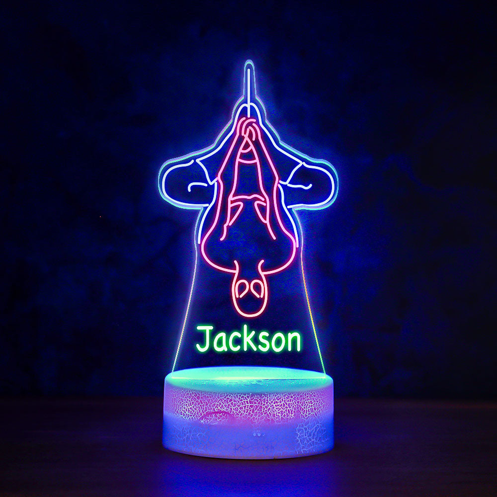 Spiderman Name Lamp