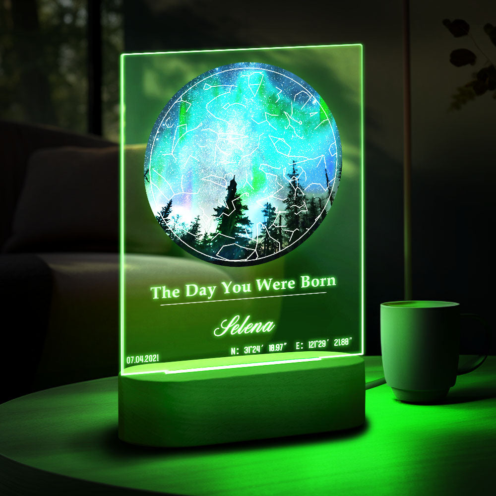 Acrylic Star Map Night Light