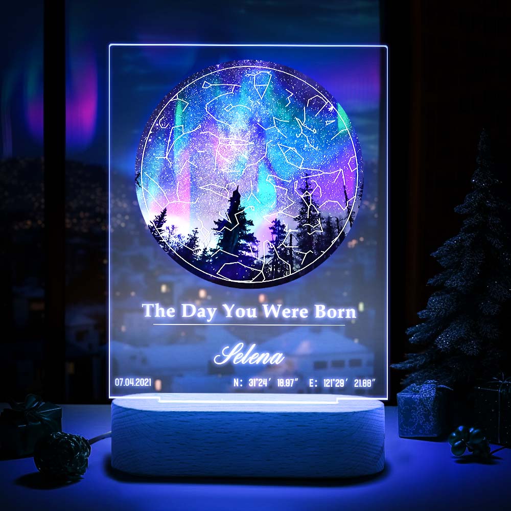 Acrylic Star Map Night Light