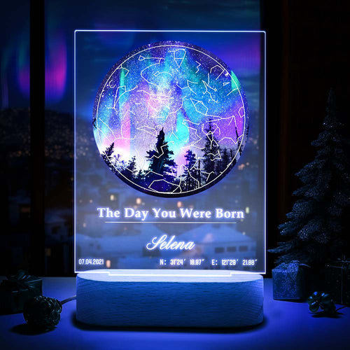 Acrylic Star Map Night Light