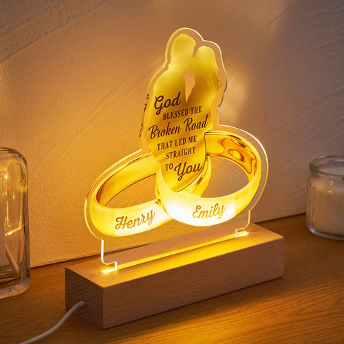 Couple Name Night Light