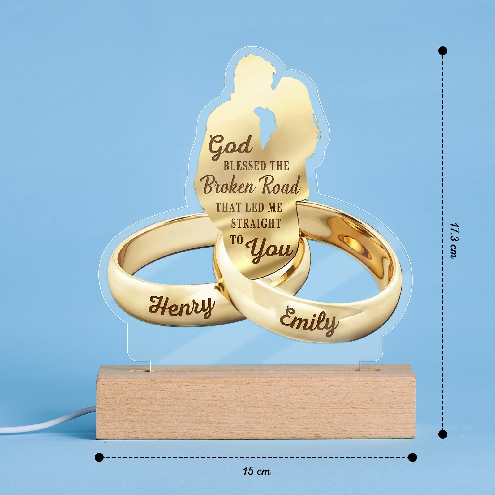 Couple Name Night Light