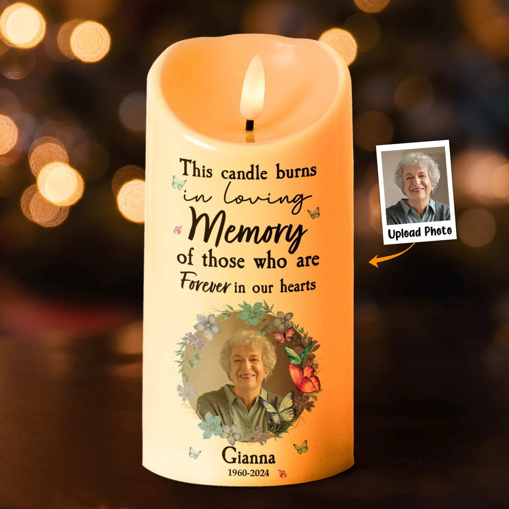 Photo Text Candle Light