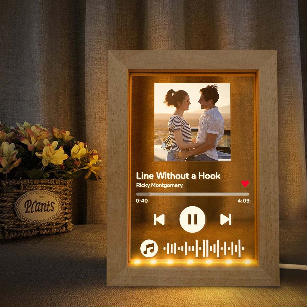 Scan Music Art Frame Night Light