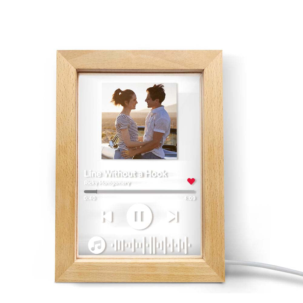 Scan Music Art Frame Night Light