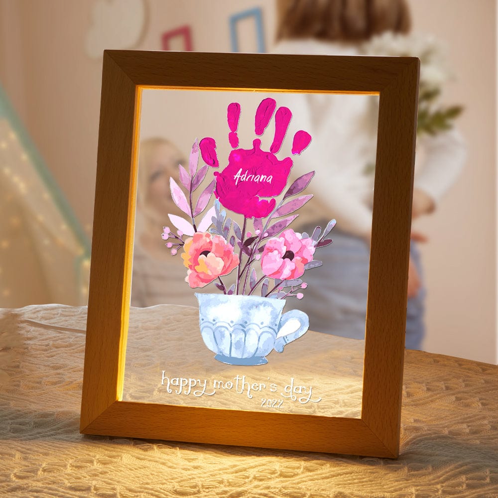 Handprint Name Night Light
