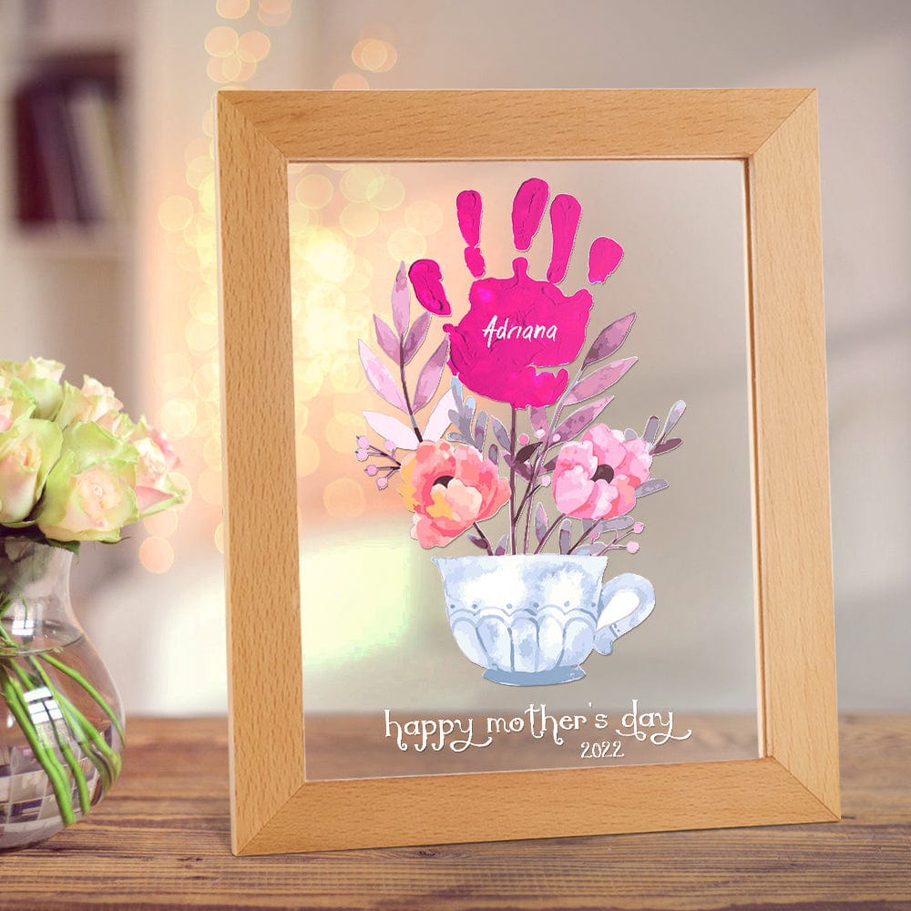 Handprint Name Night Light
