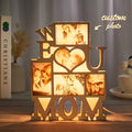 We Love You Photo Night Light