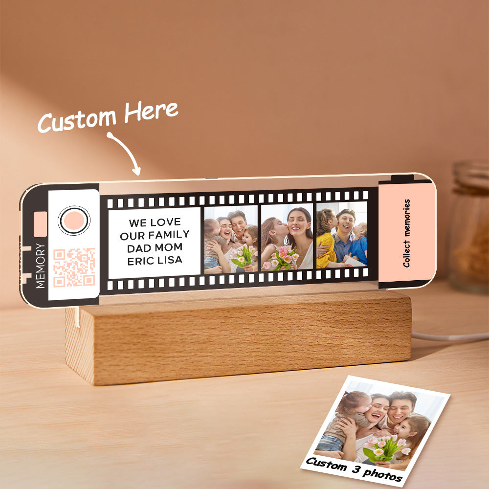 QR Code Filmstrip Night Light