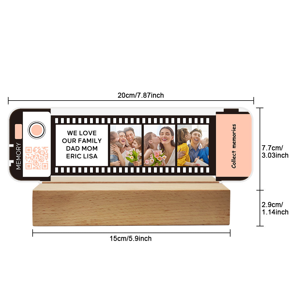 QR Code Filmstrip Night Light