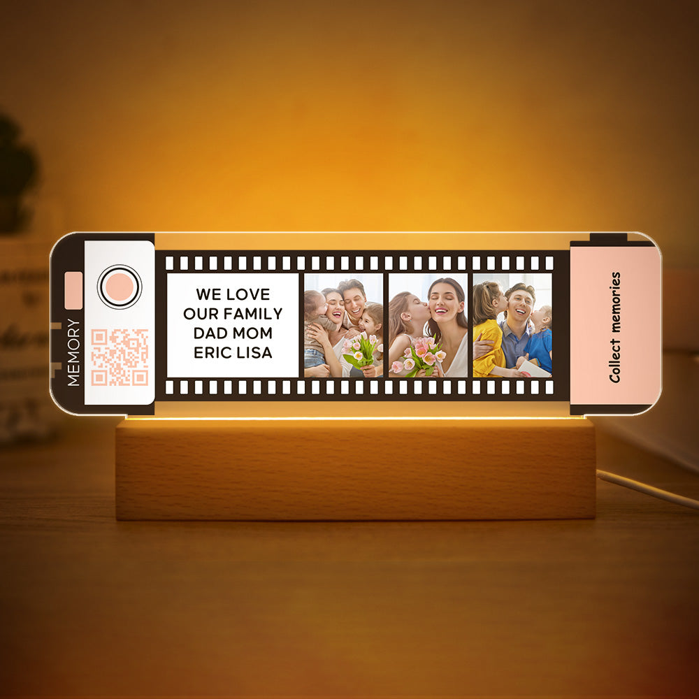 QR Code Filmstrip Night Light