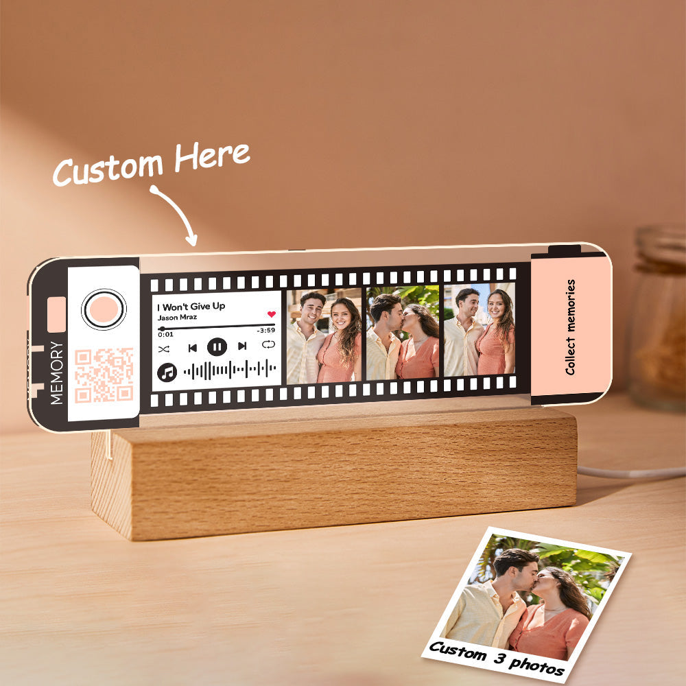 Music Code Filmstrip Night Light