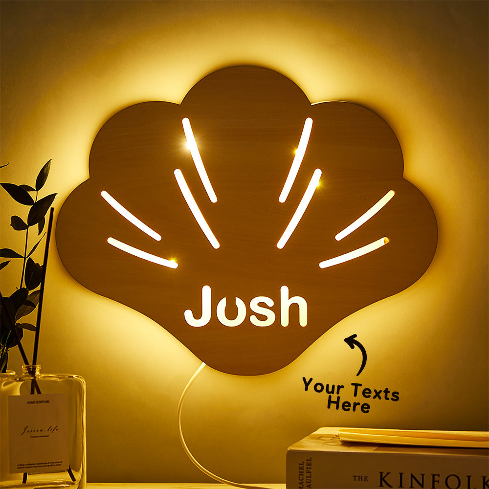 Shell Wooden Night Light