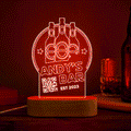 QR Code Bottle Night Light