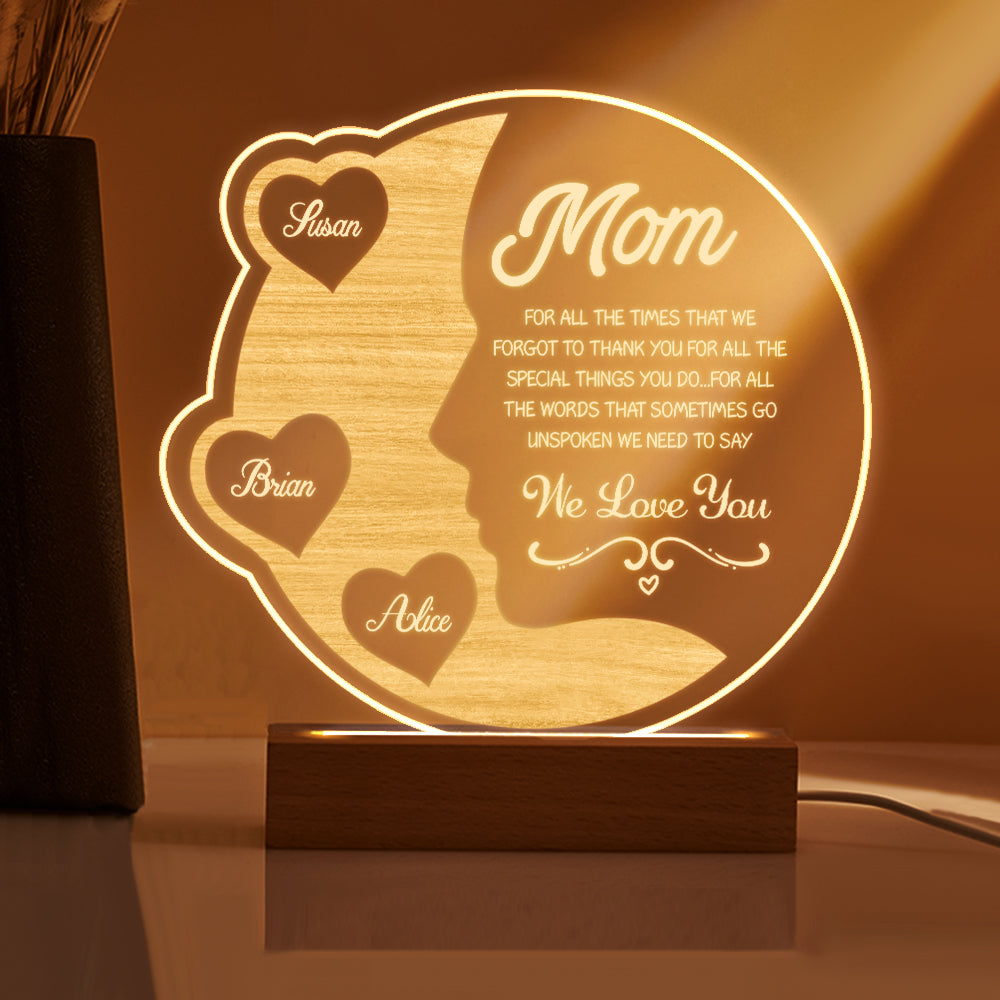 Crescent Moon Night Light