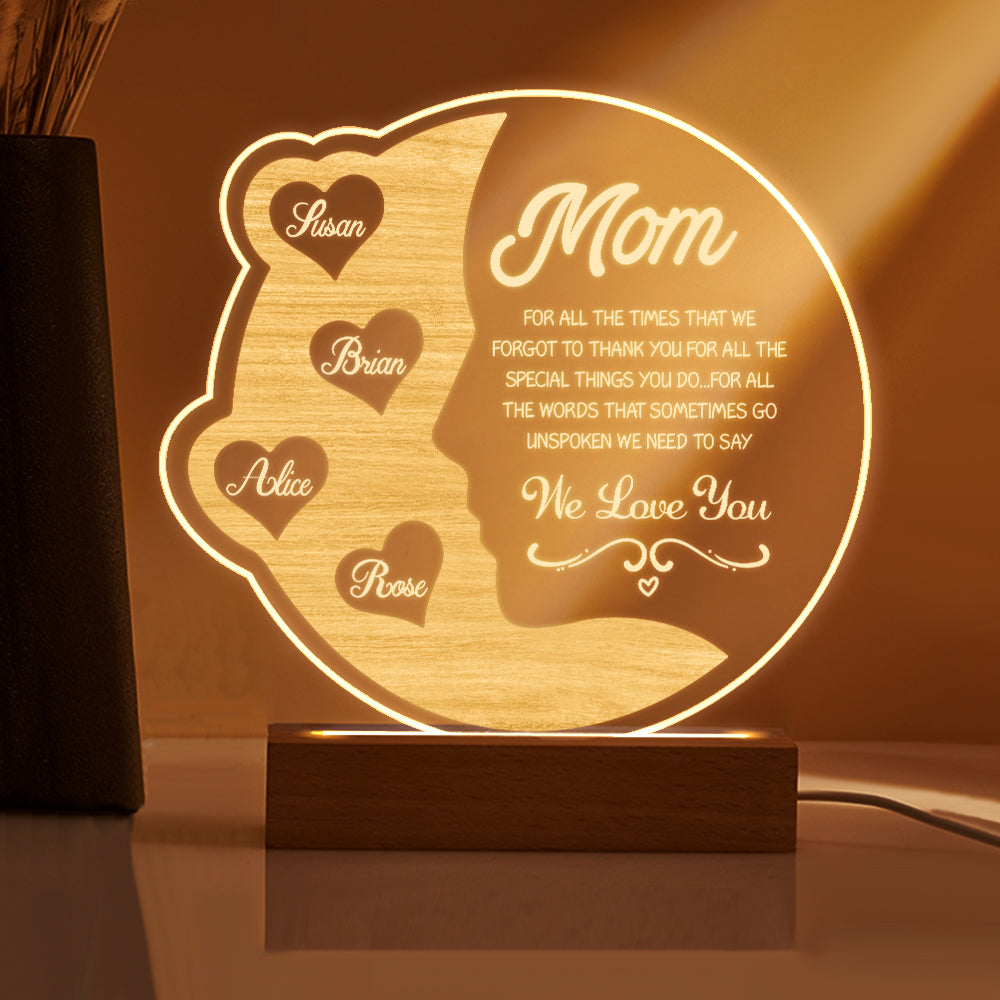Crescent Moon Night Light