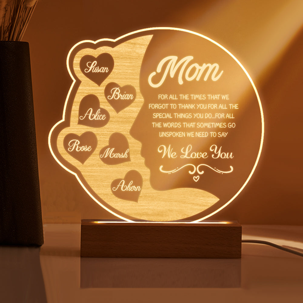 Crescent Moon Night Light