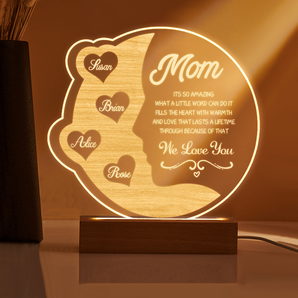 Crescent Moon Night Light