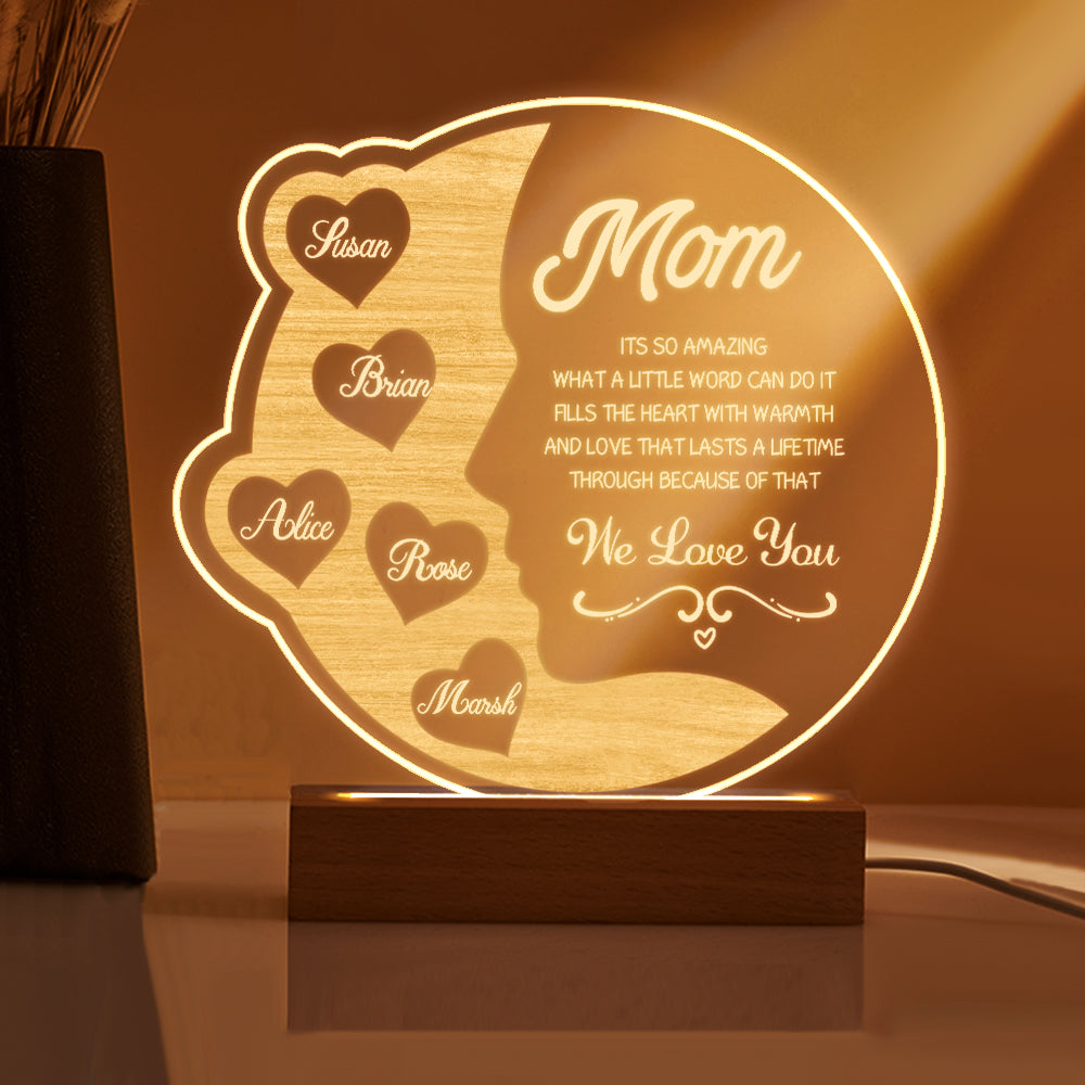 Crescent Moon Night Light