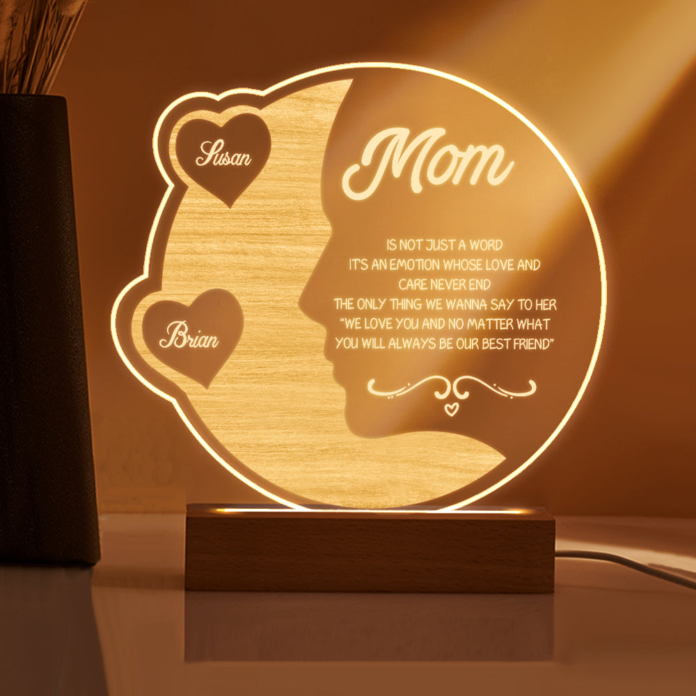 Crescent Moon Night Light